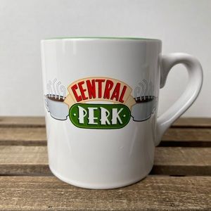 NWOT CENTRAL PERK White Ceramic Mug